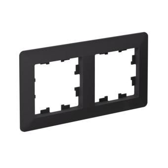 Рамка 2-я, Карбон/дымчатый черный AtlasDesign Air Systeme Electric