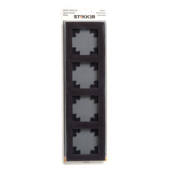 Рамка 4-я стекло Шоколад Катрин