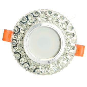 Светильник встраиваемый со светодиодной подсветкой 15LED*2835 SMD 4000K, MR16 50W G5.3, прозрачный, CD941 с драйвером в комплекте