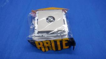 Розетка TV антенна С/У проходная Шампань Brite