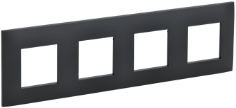 Рамка 4-я Графит Skandy