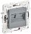 Розетка RJ45+RJ45 кат.5Е С/У Серый Skandy