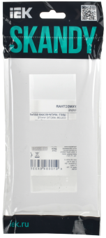 Рамка 2-я Арктический белый Skandy