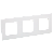 Рамка 3-я Стекло Арктический белый Skandy