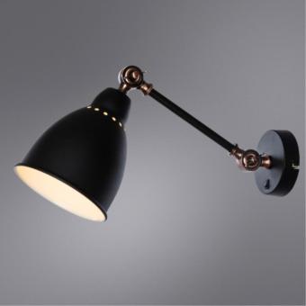 Настенный светильник Braccio A2054AP-1BK Arte Lamp