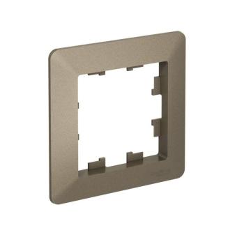 Рамка 1-я, Шампань/дымчатый черный AtlasDesign Air Systeme Electric