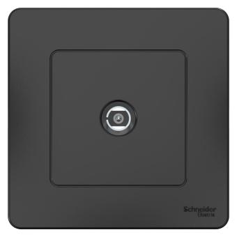 Розетка TV антенна С/У Антрацит Blanca