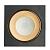 Светильник встраиваемый  DL3112 потолочный MR16 G5.3  черный + золото Feron