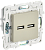 Розетка USB А+А 3,1А С/У Бежевый Skandy