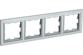 Рамка 4-я Алюминий Brite