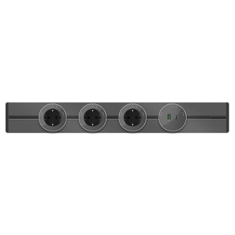 Шина открытой установки трековой системы 60 см Графит MultiTrack Systeme Electric