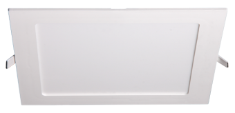 Светильник встраиваемый PPL-S 15w 4000K IP40 WH 190мм встр/квадт