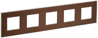 Рамка 5-я Металл шоколад Skandy