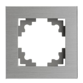 Рамка 1-я металл Серебро Катрин