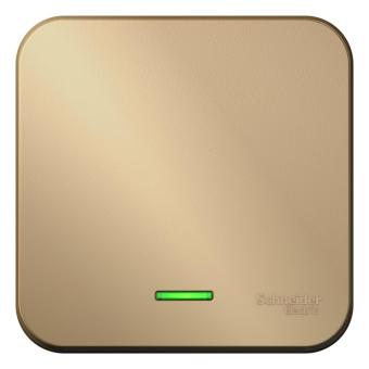 Выключатель 1-кл 10А О/У с индикатором изолирующая пластина Титан Blanca