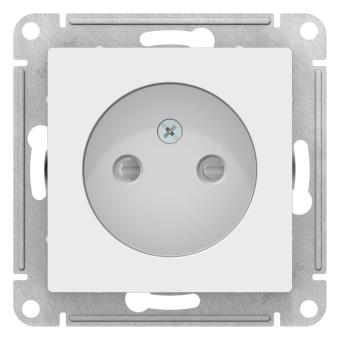 Розетка 1-м 16А С/У со шторками Лотос AtlasDesign