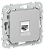 Розетка RJ45 кат.5Е UTP С/У Алюминий FLITE