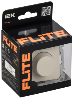 Диммер проходной LED 250Вт С/У Сливочный FLITE