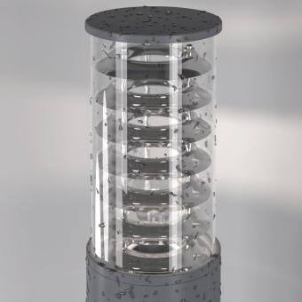 Ландшафтный светильник Techno 1507 серый Elektrostandard