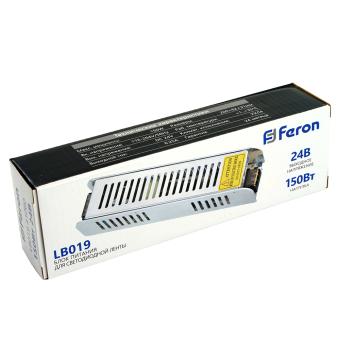 Блок питания для сд ленты 24V IP20 150W LB019 Feron
