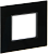 Рамка 1-м Стекло Черный Skandy
