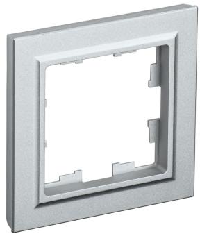 Рамка 1-я Алюминий Brite