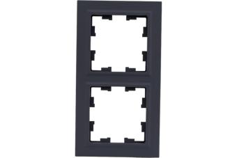 Рамка 2-я Графит Brite