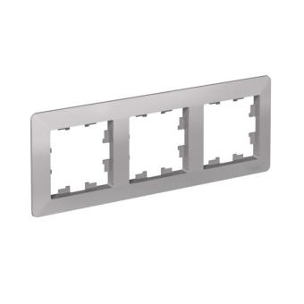 Рамка 3-я, Алюминий/дымчатый черный AtlasDesign Air Systeme Electric