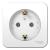 Розетка 1-м 16А О/У З/К с кольцом изолирующая пластина Белый Blanca Розетка 1-м 16А О/У З/К с кольцом изолирующая пластина Белый Blanca