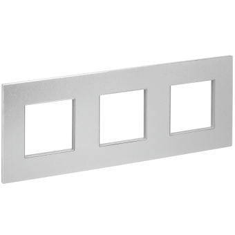 Рамка 3-я Металл серебряный Skandy