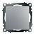 Переключатель 1-кл 10А С/У перекрестный Серебро Катрин