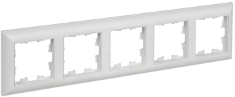 Рамка 5-я Арктический Белый/Белый Brite