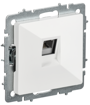 Розетка RJ11 С/У Белый Brite