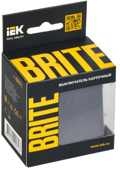 Выключатель карточный 30А С/У Маренго Brite