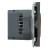 Розетка 1-м 16А С/У З/К со шторками+USB + Type C Антрацит Эмили Розетка 1-м 16А С/У З/К со шторками+USB + Type C Антрацит Эмили