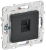 Розетка RJ45 кат.6 С/У Графит Skandy