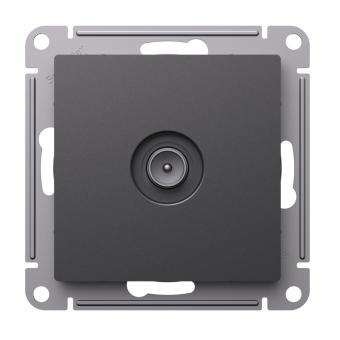 Розетка TV оконеч.,С/У Базальт ATLASDESIGN