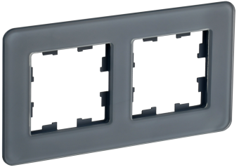 Рамка 2-я Стекло Графит Brite
