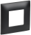 Рамка 1-м Черный Skandy