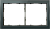 Рамка 2-я Стекло изумруд R98 Glass Donel