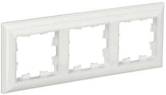Рамка 3-я Белый/ Белый Brite