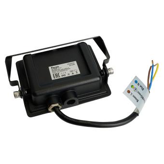 Прожектор светодиодный 2835 SMD 30Вт 6400K IP65  AC220V/50Hz, черный  с матовым стеклом , LL-920