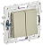 Выключатель 2-кл 10А С/У Бежевый Skandy
