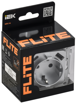 Розетка 1-м 16А С/У З/К со шторками+USB A+С 20Вт Б/К Алюминий FLITE