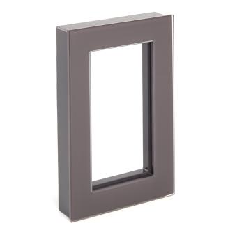 Рамка  2-я без перемычки стекло Шоколад Катрин