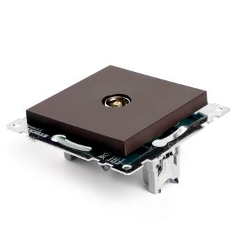 Розетка TV антенна С/У Шоколад Катрин