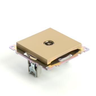 Розетка TV антенна С/У Золото Катрин