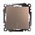 Выключатель 1-кл 10А С/У с индикатором Шампань Катрин