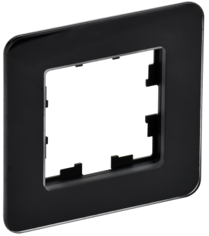 Рамка 1-я Стекло Черный Brite