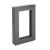 Рамка  2-я без перемычки стекло Графит Катрин